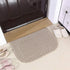 COSY HOMEER 27X18 Inch Anti Fatigue Kitchen Rug Mats, 100% Polypropylene, Machine Washable (Beige 1 pc)