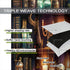 45" 42" Bookshelf Skull Blackout Curtains for Bedroom Living Room, Gothic Library Candles Book Floral Thermal Insulated