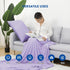 HOMFINE Cooling Blankets for Hot Sleepers - Lightweight Breathable Soft Double Side Blanket for Bed Couch Sofa, Purple,