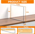 Clear Acrylic Closet Dividers and Organizers for Shelves, 10PCS - Ideal for Clothing, Purse, and Sweater Organization
