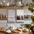 18x26 Inch Set 4 Artoid Mode Black Xmas Tree Snowman Merry Christmas Kitchen Towels, Quick Dry Microfiber Cloth Dish