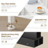 25.2" HET005WT1 Heybly Small Narrow Side Table for Small Space, Thin Bedside Table, Slim Sofa Table, Skinny End Table