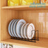 Cutting Board Organizer, 2 Pack Pot Lid Organizer, Kitchen Rack for Plates, Bakeware, Pots & Pans, 13" x 4.7" x 4.3"