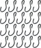 T Tulead S-Shape Hooks Hanger Hook, Black Light Duty Ornament Hooks, Small Iron Connector Pack of 20
