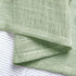 XTMYI Sage Green Boho Curtains Set for Kitchen Bathroom, Lightweight Sheer Window Curtains, 30 Inch Length