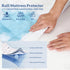 18 Queen Mattress Protector Waterproof Washable Mattress Padded Cover Fitted Queen Size Bed Protection Noiseless