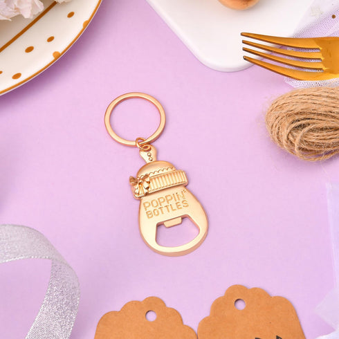wxfdac 50 Baby Bottle Opener Baby Shower Gifts for Returning Guests Wedding Party Souvenirs Children's Birthday Party