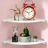 Small Floating Corner Shelves Metal Corner Wall Mounted Shelf Curved Corner Hanging