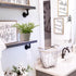 Briful 2PCS Faux Fern Eucalyptus Potted Plants, Artificial Greenery Décor for Indoor Home Office Bathroom