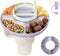 Snack Bowl for Stanley 30oz Tumbler, Silicone Reusable Snack Tray for Car Cup Holder and Outdoor Use