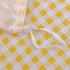 Set Cover(2PCS,Twin) NSNLGSGC Yellow Gingham Duvet Cover Twin, Grid Simple Geometric Square Pattern Comforter