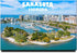 Sarasota Fridge Magnet, Florida Travel Souvenir from Downtown Bayfront Park Marina.