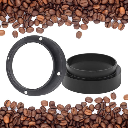 51mm Espresso Dosing Funnel, Magnetic Coffee Dosing Ring, Anodized Aluminum with 4 Magnetized Steel