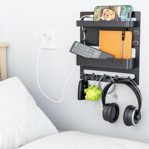 SuoXing Bedside Shelf Wall Mount and Wall Nightstand for Bedroom,Rv,Dorm Room,Bedside Wall