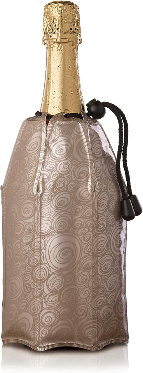 Vacu Vin Active Cooler Champagne Chiller - Reusable, Flexible Wine Bottle Cooler