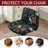 Armless Chair Slipcover Stretch Criss Cross Chair Cover, Mid Back Wide Seat Accent Chair Covers,Modern Vanity Chair