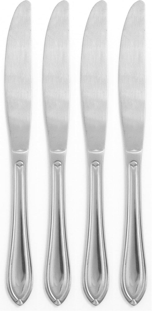 Hampton Forge Ginger 4 Pc Dinner Knives, 0.65 LB, Metallic by Hampton Forge