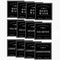 12PCS Bathroom Labels for Soap Dispenser, Waterproof Organization Labels for Shampoo and Body Wash