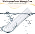 Glotoch Shelf Liner 17.5" x 30 ft, Non Adhesive Waterproof Durable Refrigerator, Kitchen, Drawer Liners, Clear