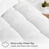 Bare Home Twin XL Mattress Pad - Pillow Top Reversible, Soft Cooling Breathable Mattress Protector