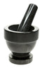 Fox Run Marble Mortar and Pestle Set, 4.5", Black