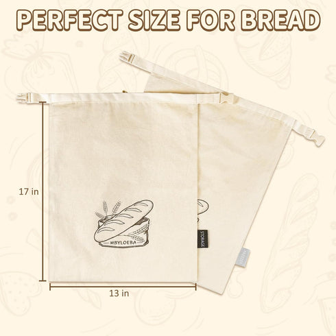 Set (1 1 Washable Sourdough Bread Bags for Homemade, Hybrid Beeswax + TPU Freezer Bag), Reusable Beeswax Bread Bags