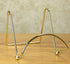 BANBERRY DESIGNS Brass Wire Easel Display Stand, 4 Inch Plate Holders - Set of 3 Pcs for Small Books, Pictures, Cards