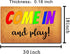 MELODADDY 30"(L) 18"(W) Funny Welcome Doormat Front Porch Decor Rugs with Rubber Back x Personalized Mat for Entrance