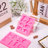 2 Pack Whaline Nurse Graduation Themed Fondant Molds Silicone Doctor Nurse Grad Hat Medical Equipment Candy Mould