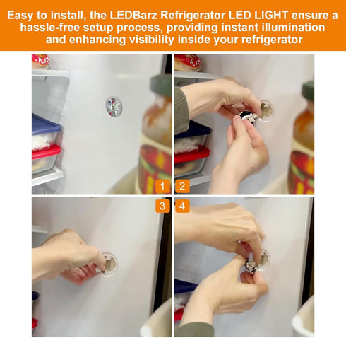 2024 Upgrade WR55X11132 Refrigerator LED Light & Cover Assembly for GE, 2-Pack Replacement