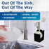 Mommy, Spacewiser TidyNook Silicone Sink Caddy - Sponge Holder for Kitchen Sink, Dish Brush Holder, Fits Scrub Daddy