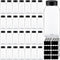 Mifoci 28 Pack 16 oz Plastic Spice Jars with Cap Square Plastic