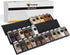 Famhap 6 Tier Spice Drawer Organizer, Expandable from 11.6" to 23.2", Black Seasoning Rack Tray Insert for Kitchen