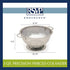 RSVP International Endurance Kitchen Collection Colander Strainer, 3 Quart, Pierced Stainless Steel