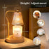 ZUSANUN Dimmable, 2H/4H/8H Candle Warmer Lamp, Adjustable Height & Candles with Timer, Auto Off, Safe Flameless Night