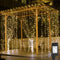 Lighting EVER 306 LED Curtain Lights with 18 Hang Down String Lights,