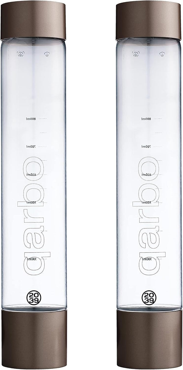 TWENTY39 qarbo CLASSIC 1L Water Bottles for Sparkling Water Maker and Fruit