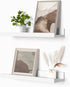 Heimlove Picture Ledge Shelf, Small Floating Shelves Set of 2, 16 Inches