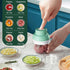 Electric Garlic Chopper 250ML, Mini 2 in 1 Food Chopper with Egg Beater, USB Portable for Veggies and Garlic