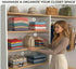 Closet 4 Pack 10/11.8" 11.8/10" Acrylic Shelf Dividers for Organization - Clear Removable Tall X Deep Sturdy Separators