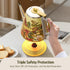 1 34 304 800W Hazel Quinn Retro X Eduardo Recife Collaboration Electric Kettle- Litres / Ounces Retro Small Tea Kettle