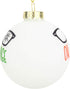 Tree Buddees Oh Fudge Funny Glass Christmas Ornament
