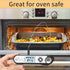 Digital Meat Food Thermometer - Instant Read Cooking Thermometer, Backlight, Built-in Magnet, Foldable Probe