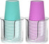 2 Pack Bathroom Cup Dispenser - Countertop 3 oz Bathroom Cup Holder