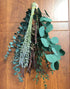 Natural Dried Flower Rack, Dried Flower Wall Hanging for Boho Farmhouse Wall Decor, Eucalyptus Dried Herb Rack