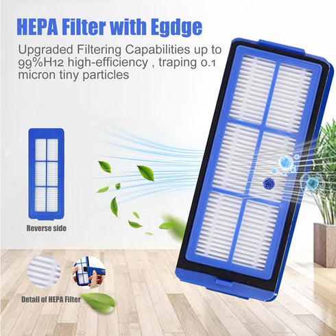 6 Pcs Replacement HEPA Filters for Eufy 11S Max, 15C Max, 30C Max, 39C Max, G30 Edge, G30 Hybrid