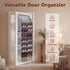 8 Closet, 16-24 Over The Door Shoe Organizer - Tier Hanging Shoe Organizer with Large Capacity Pockets, Shoe Organizer
