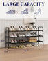 Closet, Closet 36.1" 3 Kitsure Shoe Rack for Shoe Organizer for Front Door Entrance, Stackable Shoe Shelf, Detachable