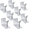 Roman Shade Wall L Bracket and Wingnut Ceiling or Wall Mount Brackets for Roman Shade Home Window Drapery (8)