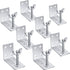 Roman Shade Wall L Bracket and Wingnut Ceiling or Wall Mount Brackets for Roman Shade Home Window Drapery (8)